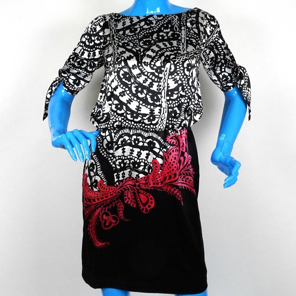 White House Black Market Sateen Cocktail Dress XXS